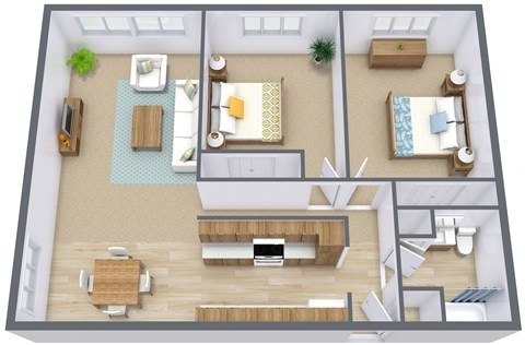 Birchwood 2 Apartments | Plan 21B